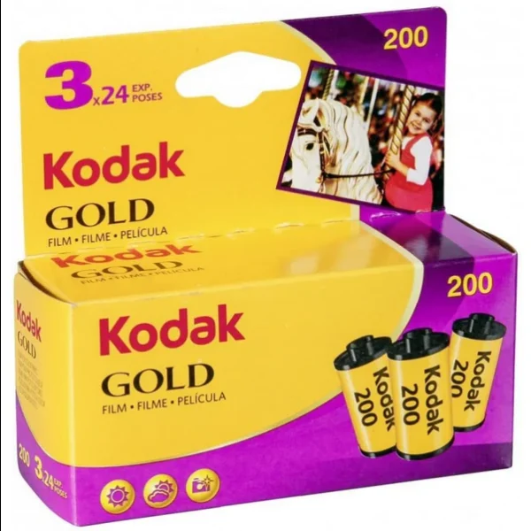Kodak gold 200 24 pose tripack